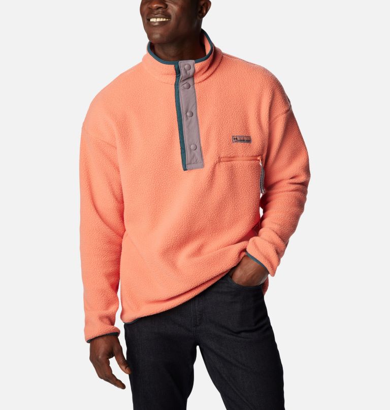 Thumbnail: Polaire Streetwear Helvetia Homme, Color: Faded Peach, image 5