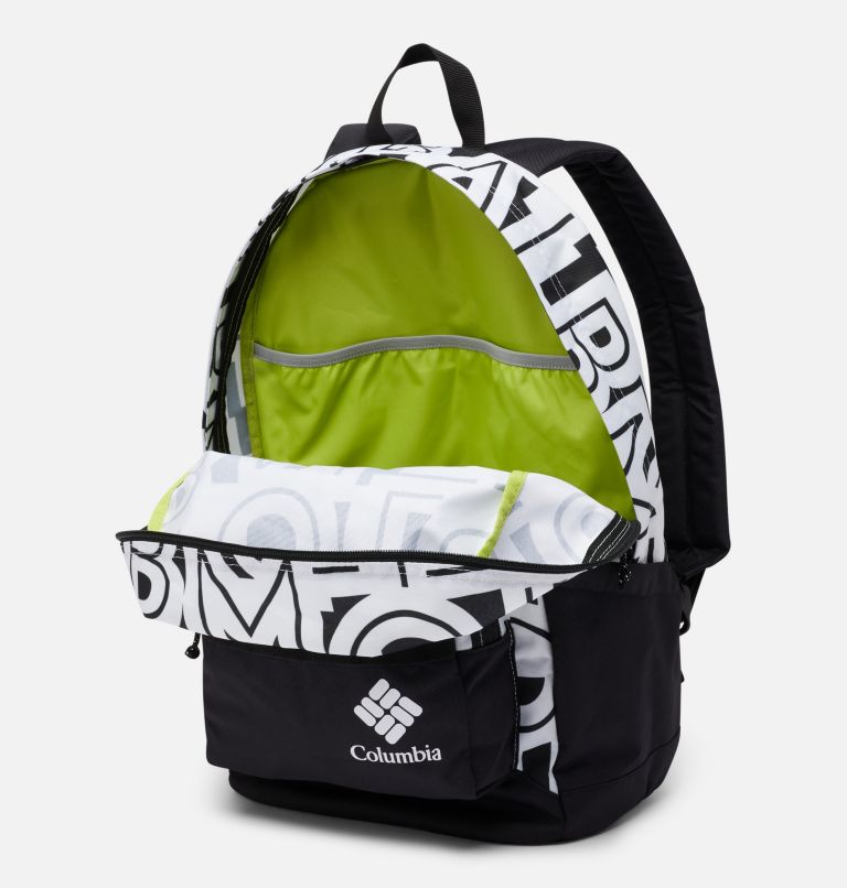 Zigzag 22L Backpack | 100 | O/S, Color: White Typo, Black, image 4