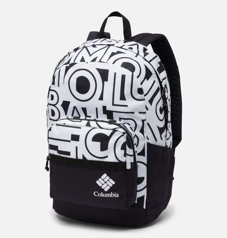 Zigzag 22L Backpack | 100 | O/S, Color: White Typo, Black, image 1