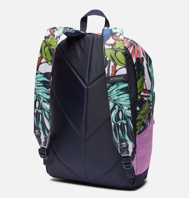 Zigzag 22L Backpack | 101 | O/S, Color: White Toucanical, Blossom Pink, image 2