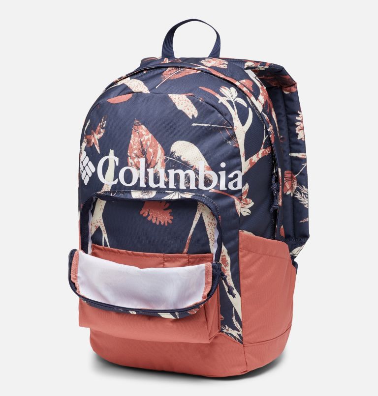 Zigzag 22L Backpack | 467 | O/S, Color: Nocturnal Topiary, Dark Coral, image 3