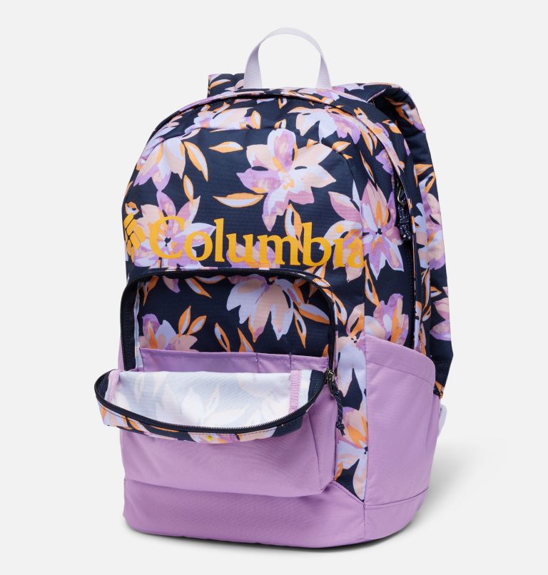 Thumbnail: Zigzag 22L Backpack | 474 | O/S, Color: Dark Nocturnal Poinsettia, Gumdrop, image 3