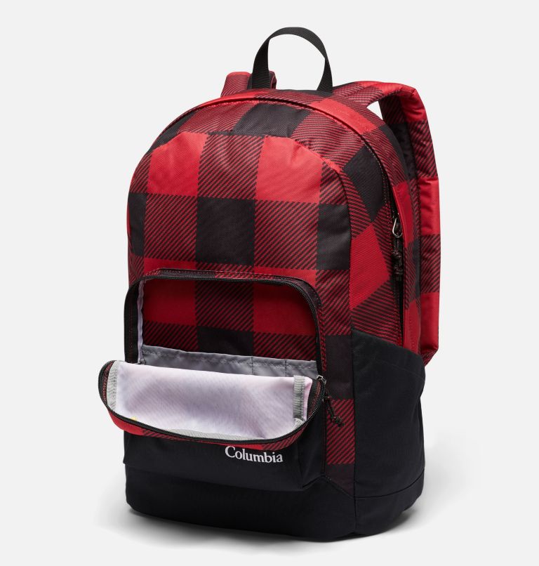 Zigzag 22L Backpack | 613 | O/S, Color: Mountain Red Check Print, image 4