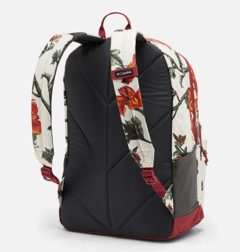 Zigzag 30L Backpack | 191 | O/S, Color: Chalk Botanica, Marsala Red, image 2