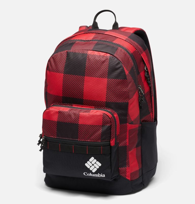 Zigzag 30L Backpack | 613 | O/S, Color: Mountain Red Check Print, Black, image 1