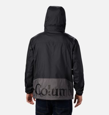 black columbia men's windbreaker