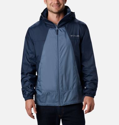 Point Park&trade; Windbreaker&nbsp;da uomo Point Park&trade; Windbreaker | 023 | L, Mountain, Collegiate Navy, front