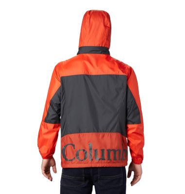Point Park&trade; Windbreaker&nbsp;da uomo Point Park&trade; Windbreaker | 023 | L, Carnelian Red, Wildfire, Shark, back