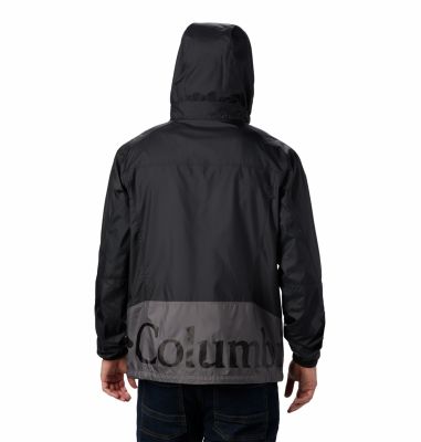 Men's Point Park&trade; Windbreaker Point Park&trade; Windbreaker | 023 | L, City Grey, Black, back