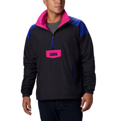 Men's Santa Ana&trade; Anorak Santa Ana&trade; Anorak | 278 | M, Black, Azul, Cactus Pink, front