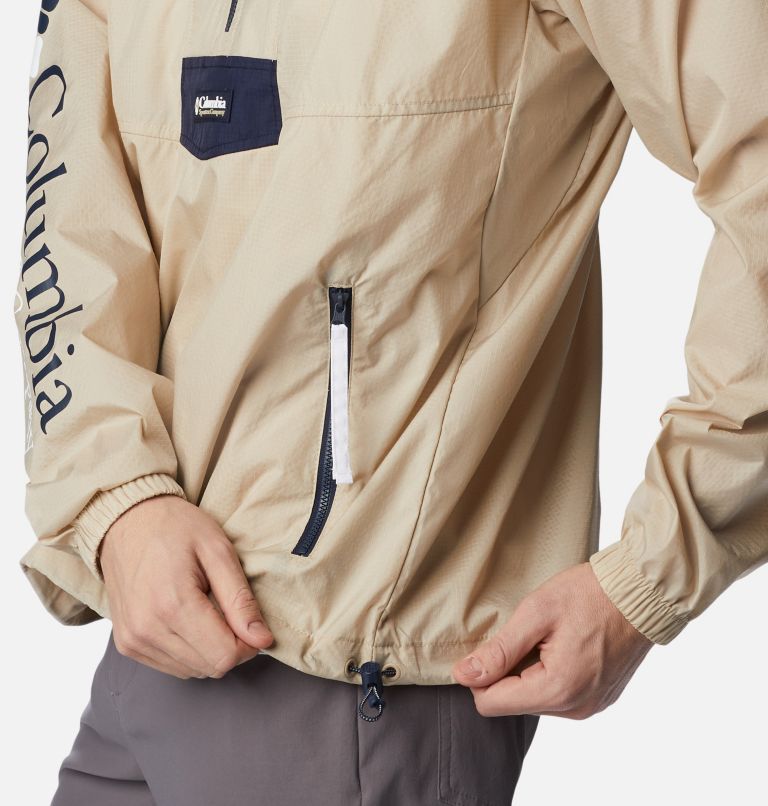 Anorak Riptide Unisex, Color: Ancient Fossil, White, Collegiate Navy, image 5