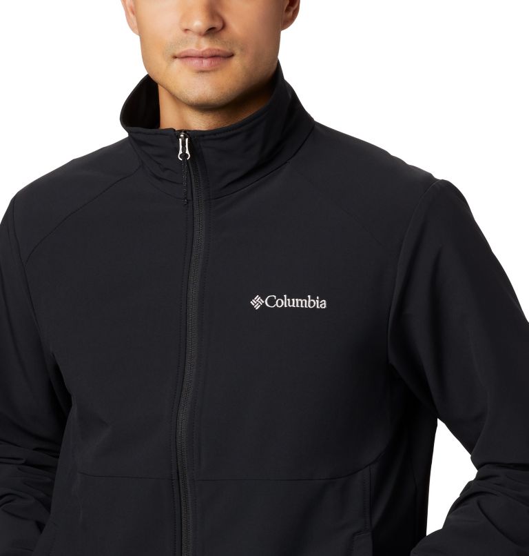 Men's Heather Canyon Hoodless Jacket, Color: Black, image 4
