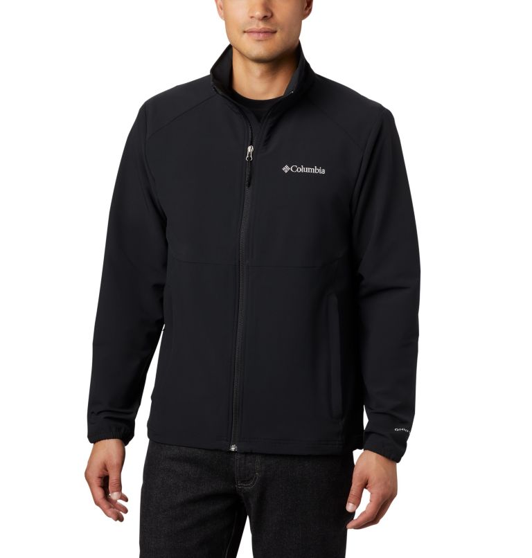 Men's Heather Canyon Hoodless Jacket, Color: Black, image 1