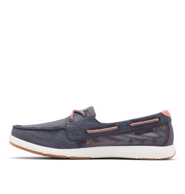 canvas slip on boat shoes