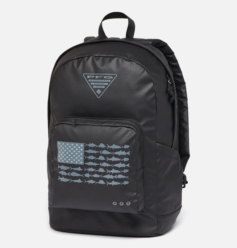 PFG Zigzag 22L Backpack, Color: Black, PFG Fish Flag, image 1