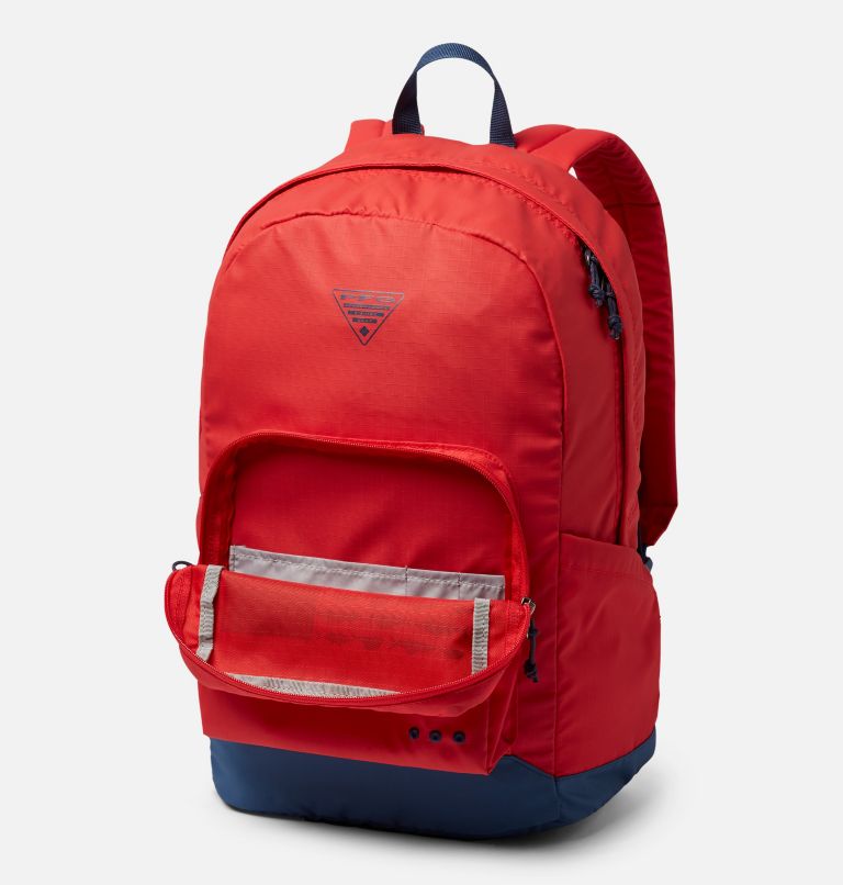 PFG Zigzag 22L Backpack | 696 | O/S, Color: Red Spark, Carbon
