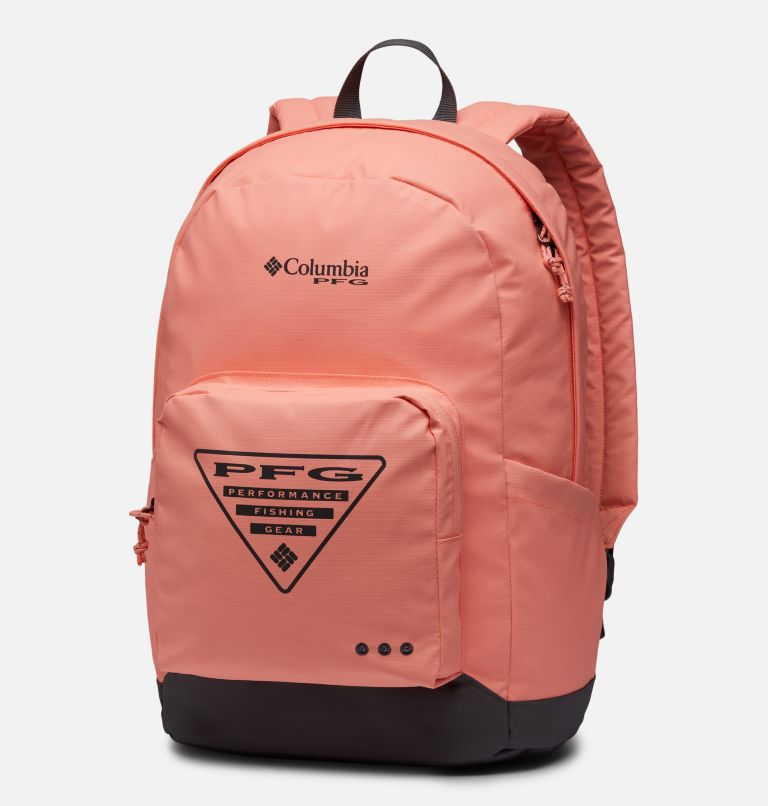 Thumbnail: PFG PHG Zigzag 22L Backpack | 807 | O/S, Color: Tiki Pink, City Grey, PFG Triangle, image 1