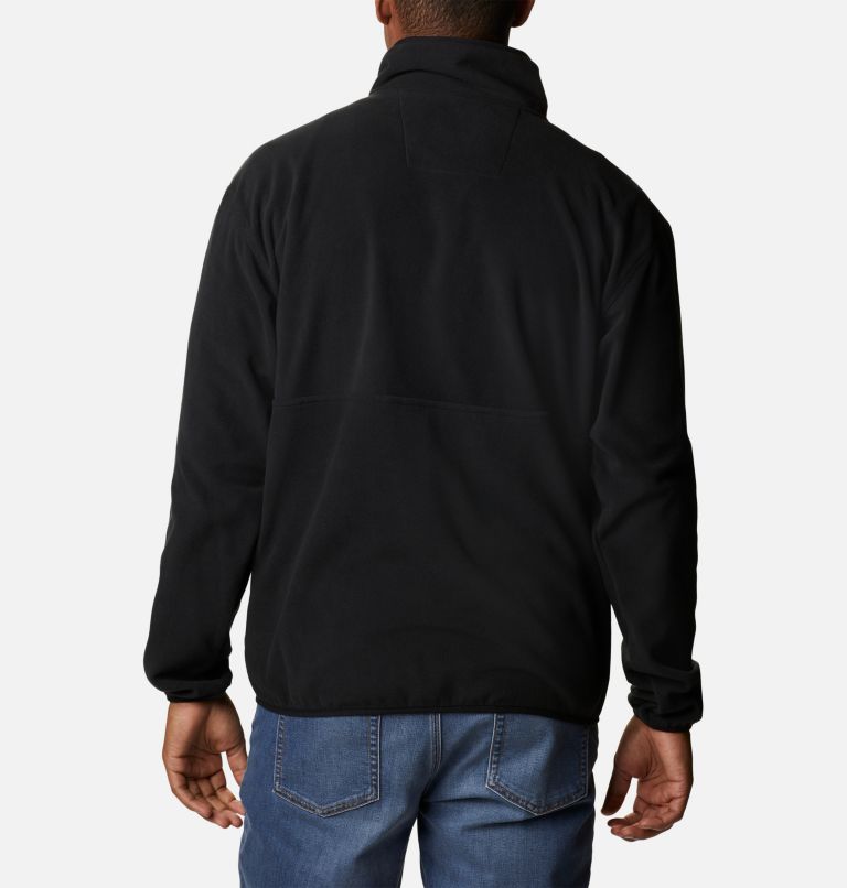 Thumbnail: Men's Back Bowl Lightweight Fleece Jacket, Color: Black, image 2