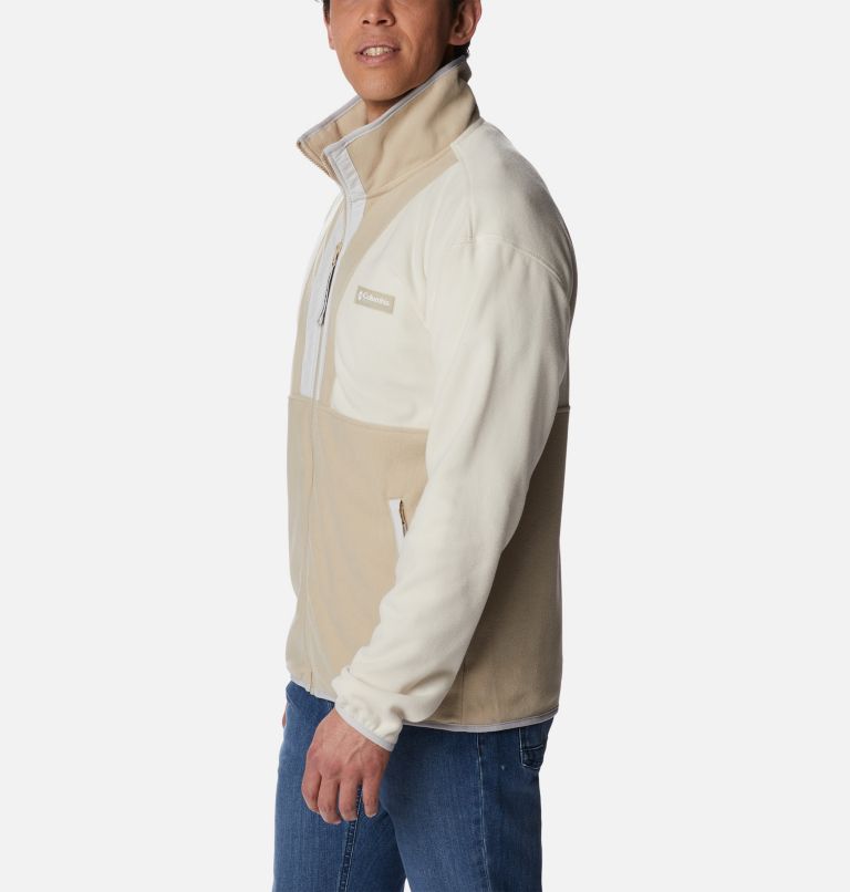 Back Bowl Fleece Lightweight | 191 | XL, Color: Chalk, Ancient Fossil, Nimbus Grey, image 3