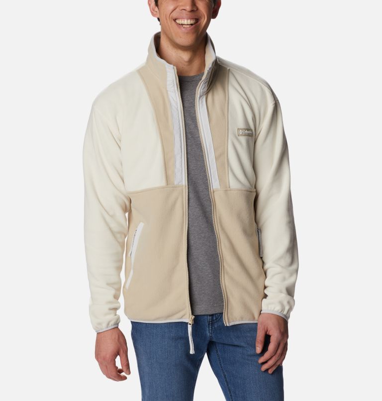 Back Bowl Fleece Lightweight | 191 | XL, Color: Chalk, Ancient Fossil, Nimbus Grey, image 6