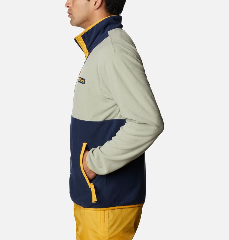 Back Bowl&trade; Fleece Lightweight | 348 | XXL Men's Back Bowl&trade; Fleece Lightweight, Safari, Collegiate Navy, Bright Gold, a1