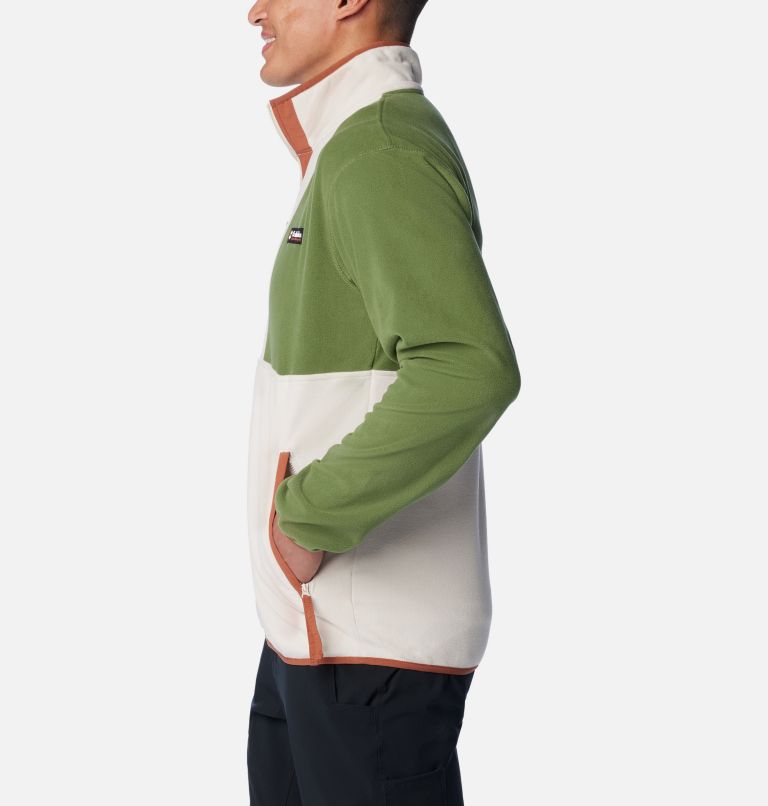 Columbia Olive & Black Back Bowl Fleece Jacket