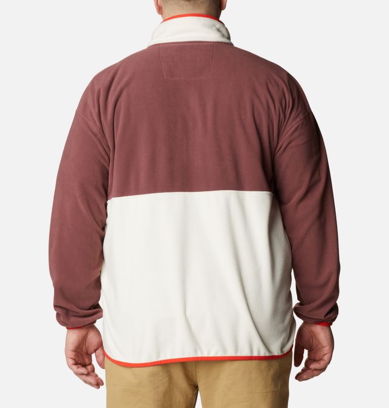 Men's Back Bowl Fleece Lightweight - Extended Size, Color: Light Raisin, Chalk, Spicy, image 2