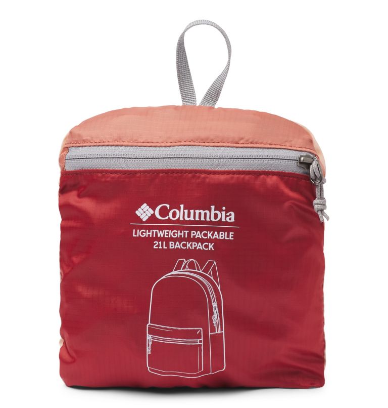 Thumbnail: Lightweight Packable 21L Backpack | 870 | O/S, Color: Peach Cloud, Dusty Crimson, image 3