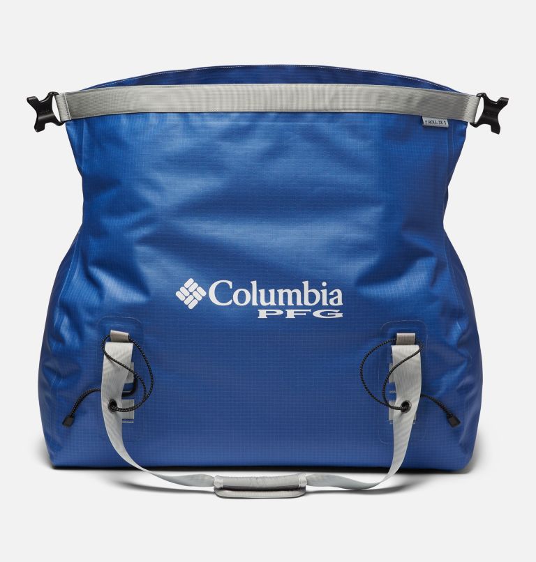 Thumbnail: Force XII 65L Rolltop Duffle | 487 | O/S, Color: Vivid Blue, Cool Grey, image 3