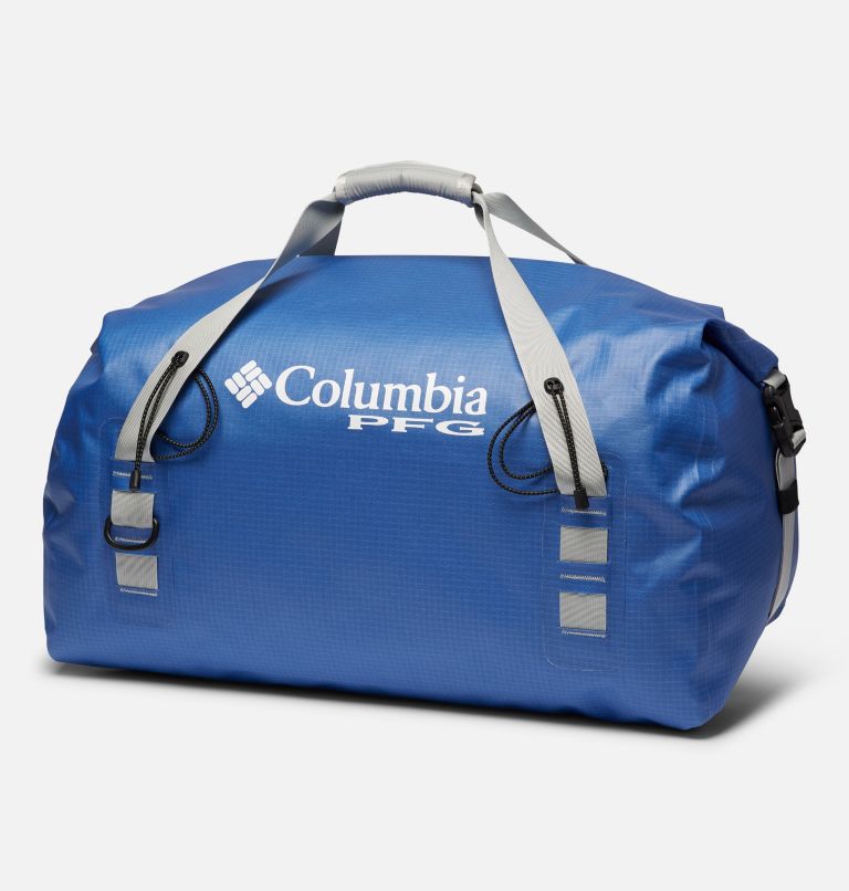 Thumbnail: Force XII 65L Rolltop Duffle | 487 | O/S, Color: Vivid Blue, Cool Grey, image 2