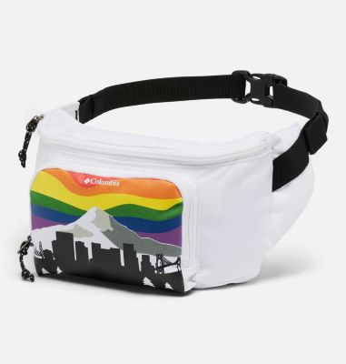 Zigzag&trade; Hip Pack Zigzag&trade; Hip Pack | 102 | O/S, White, Portland Pride Graphic, front