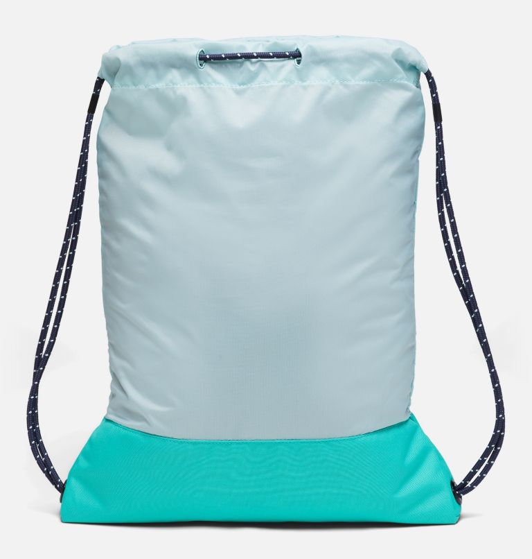 Drawstring Pack | 329 | O/S, Color: Icy Morn, Electric Turquoise, image 2