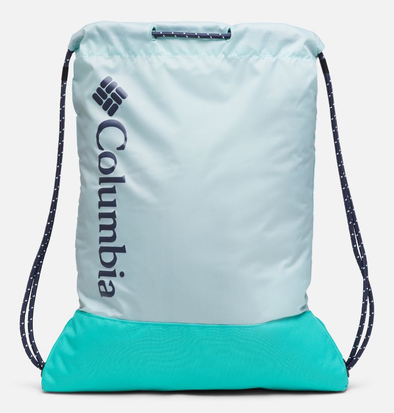 Drawstring Pack | 329 | O/S, Color: Icy Morn, Electric Turquoise, image 1