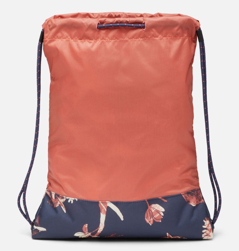 Drawstring Pack | 639 | O/S, Color: Dark Coral, Nocturnal Topiary, image 2