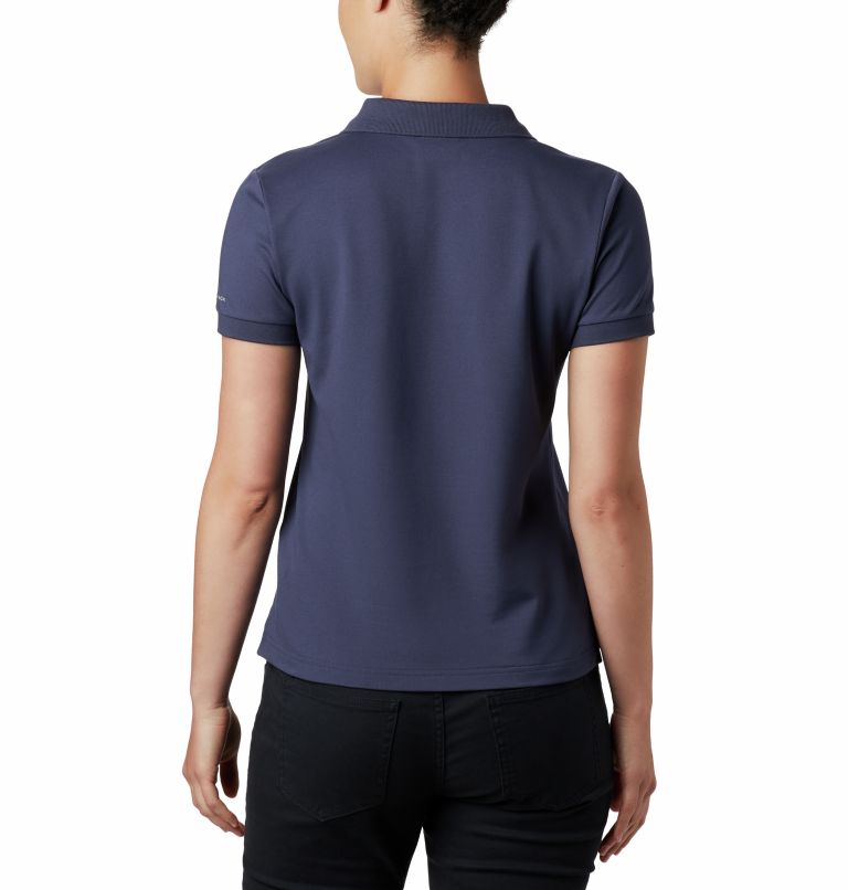 Polo Maille Piquée Uni Lakeside Trail Femme, Color: Nocturnal, image 2