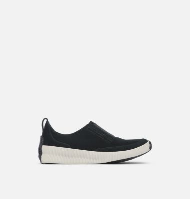 black slip on casual shoes womens