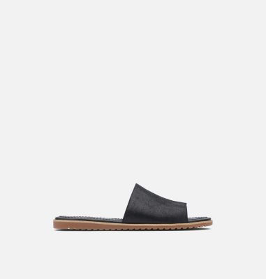 Women's Ella&trade; Block Slide ELLA&trade; BLOCK SLIDE | 010 | 10, Black, front
