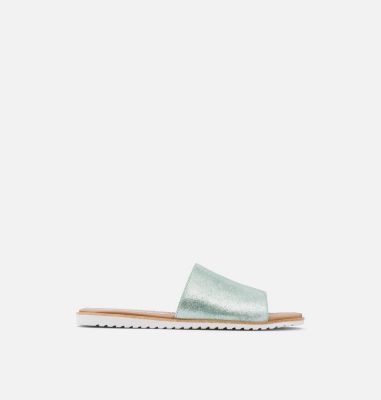 Women's Ella&trade; Block Slide ELLA&trade; BLOCK SLIDE | 010 | 10, Vivid Mint, front