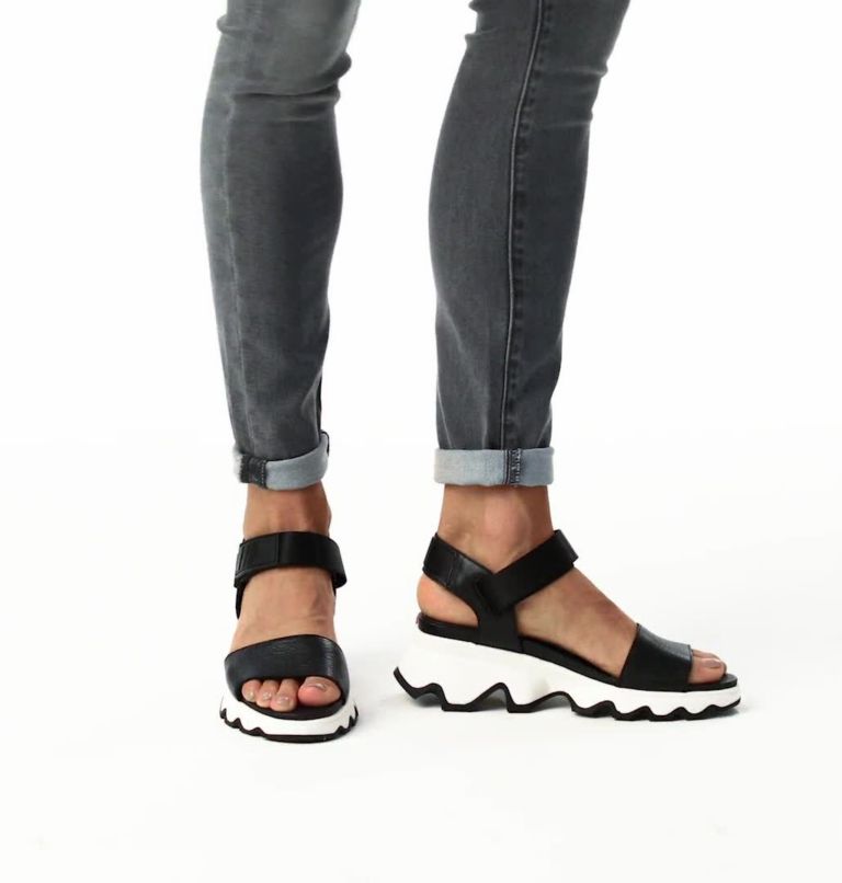 Thumbnail: Women's Kinetic Sandal , Color: Black, image 2