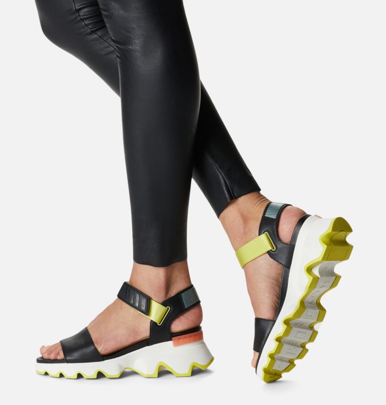 Thumbnail: Women's Kinetic Sandal , Color: Black, Sea Salt, image 8