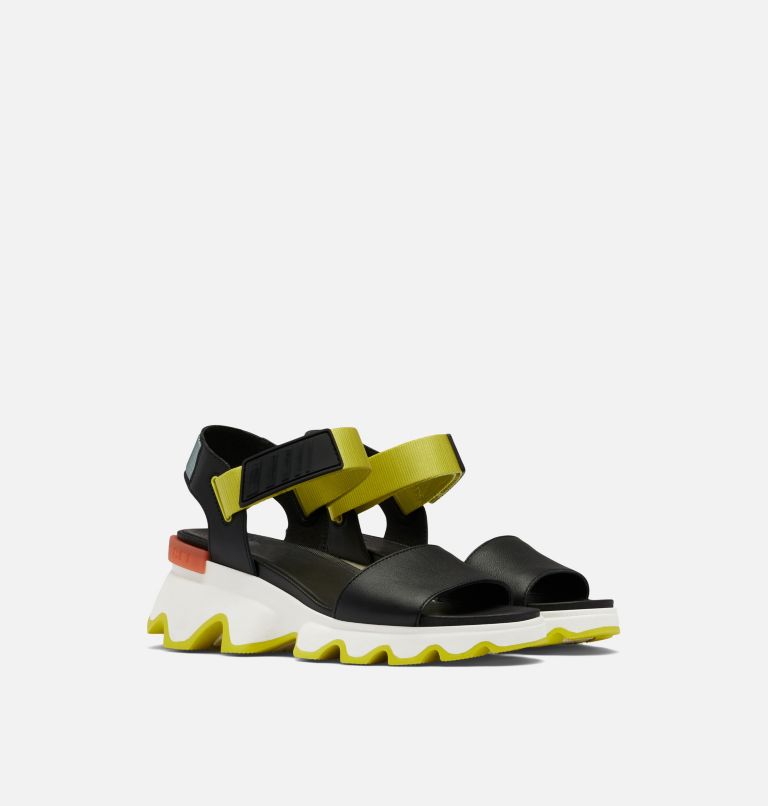 Women's Kinetic Sandal , Color: Black, Sea Salt, image 2