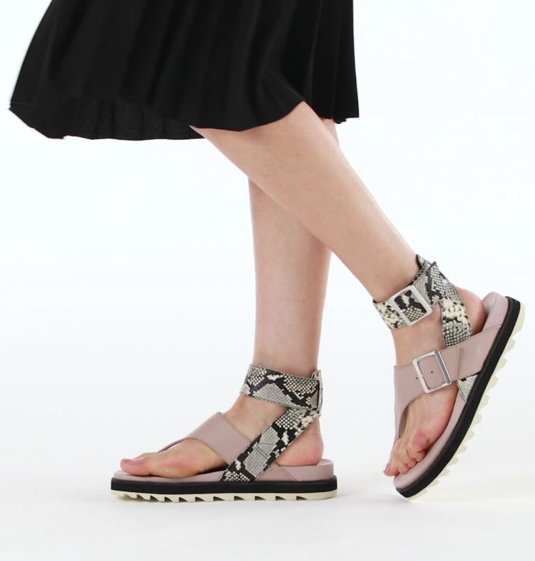 Roaming T-Strap Sandale Für Damen, Color: Mauve Vapor