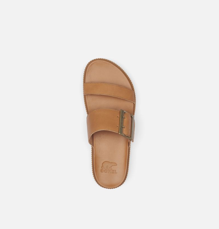 ROAMING BUCKLE SLIDE | 224 | 9.5, Color: Camel Brown, image 5