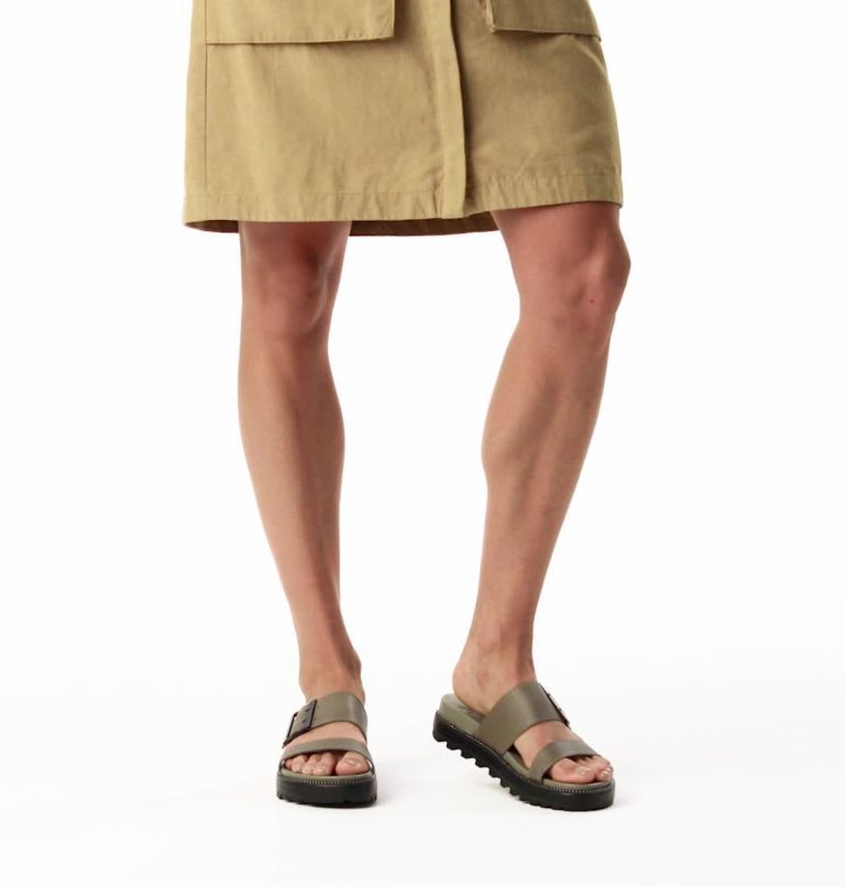 ROAMING BUCKLE SLIDE | 365 | 10, Color: Sage