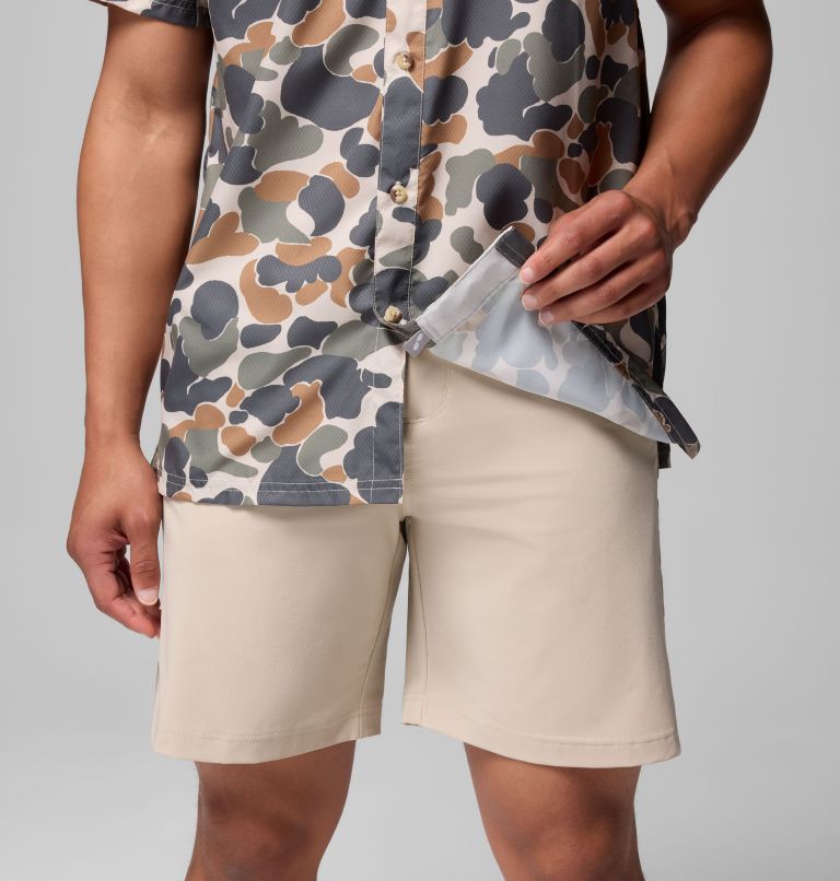 Men's Collegiate PFG Super Slack Tide Shirt - Tennessee, Color: UT - Fossil Deltahunter Camo, image 7