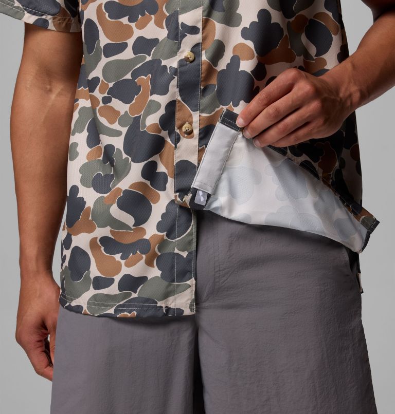 CLG Super Slack Tide Shirt | 161 | L, Color: LSU - Fossil Deltahunter Camo, image 6