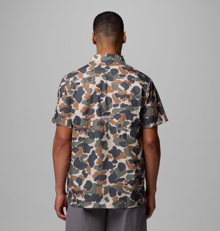 CLG Super Slack Tide Shirt | 161 | L, Color: LSU - Fossil Deltahunter Camo, image 3