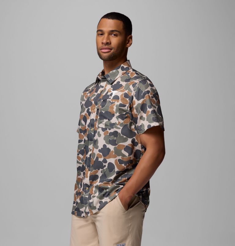 CLG Super Slack Tide Shirt | 163 | L, Color: TEX - Fossil Deltahunter Camo, image 4