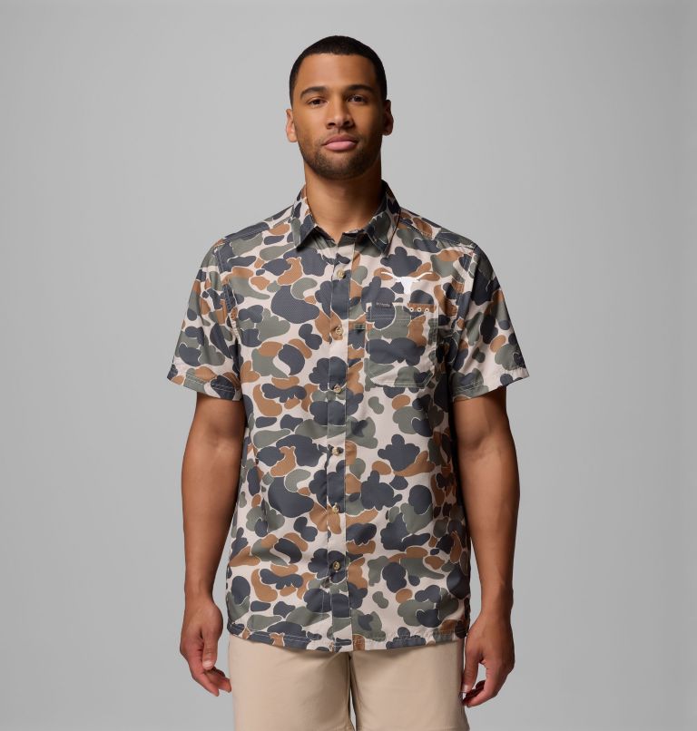 CLG Super Slack Tide Shirt | 163 | L, Color: TEX - Fossil Deltahunter Camo, image 1