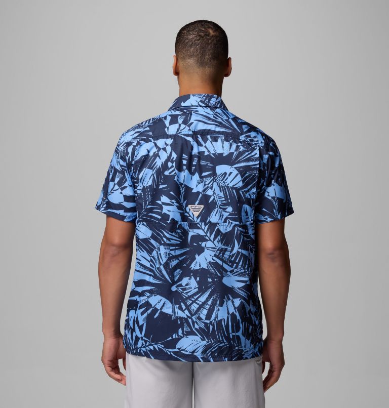 Men's Collegiate PFG Super Slack Tide Shirt - North Carolina, Color: NC - White Cap Tropicatch, image 3